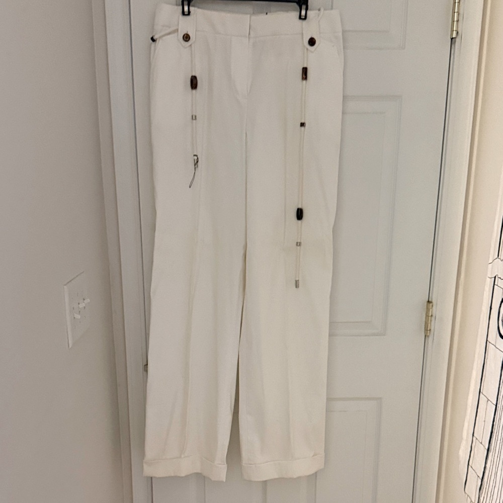 Carlisle Cream Wide Leg Women's Pants